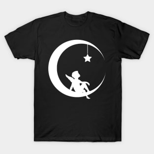 Angel On A Moon T-Shirt